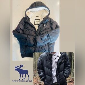 Abercrombie Kids size 13/14 PufferNavy Blue Jacket